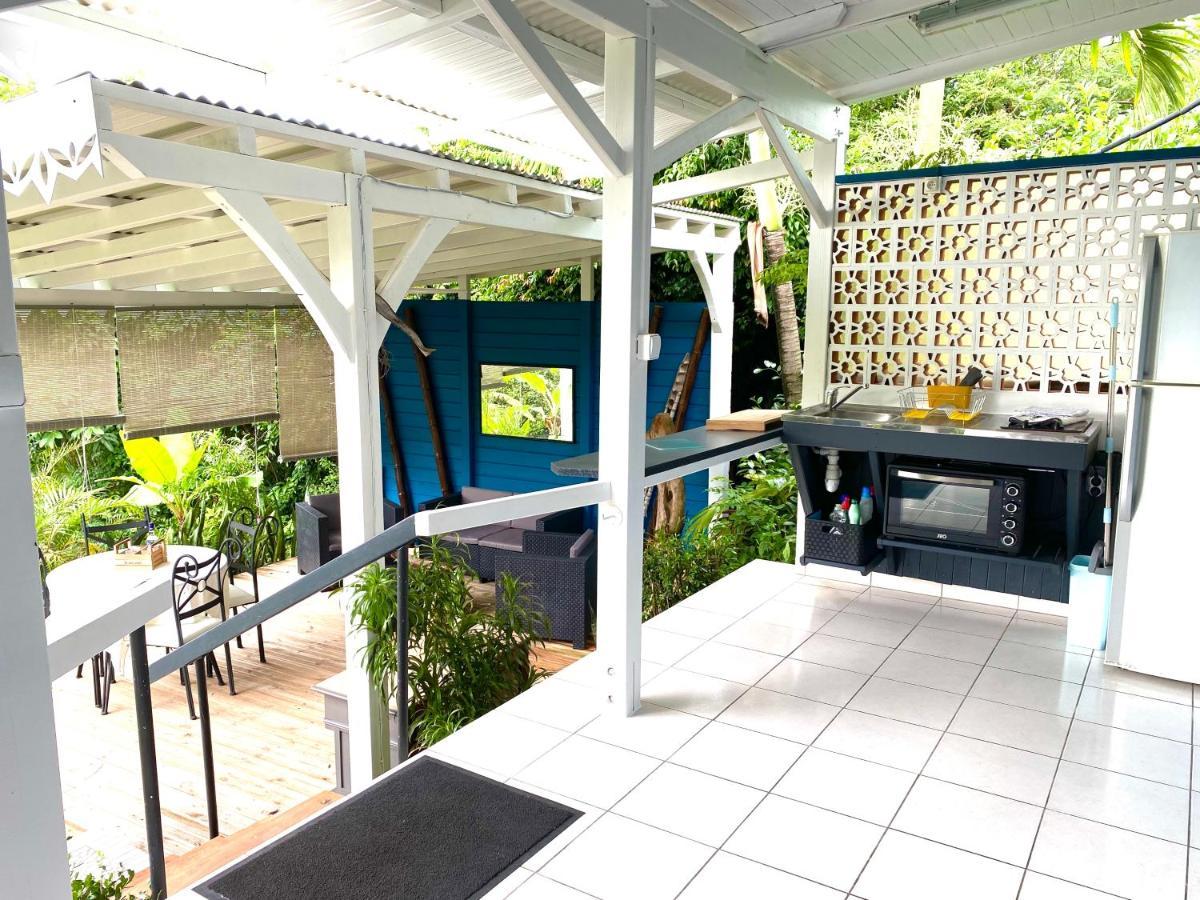 Lodge Pamplemousse Avec Piscine Privative , Dans Parc Calme A 500 M Plage 勒卡尔贝 外观 照片
