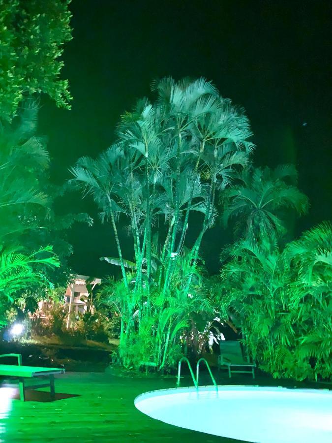 Lodge Pamplemousse Avec Piscine Privative , Dans Parc Calme A 500 M Plage 勒卡尔贝 外观 照片